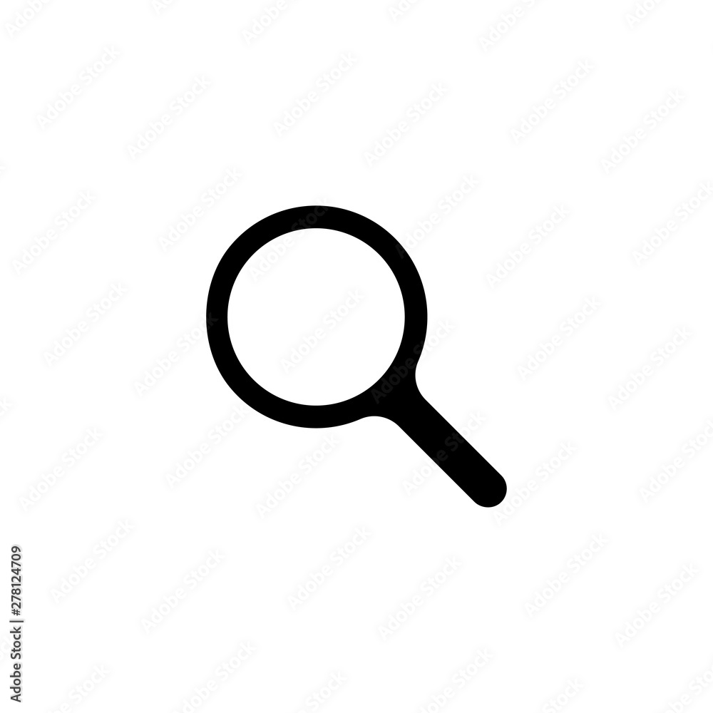 Magnifying glass, zoom, search symbo icon vectorillustration Magnifying glass, zoom, search symbo icon vectorillustration