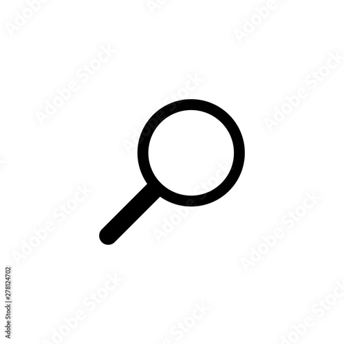 Magnifying glass, zoom, search symbo icon vectorillustration