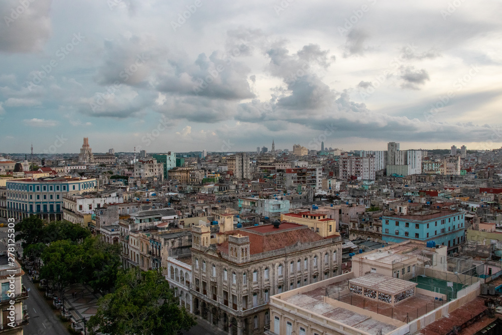 aerial view of Cuba