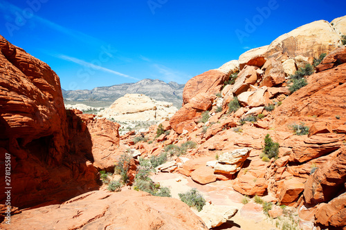 Rock Formations in Red Rock Canyon, Nevada, USA