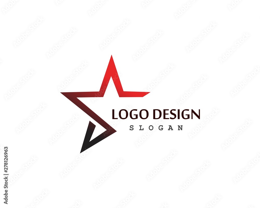 Star Logo Template vector icon illustration design Star Logo Template vector icon illustration design
