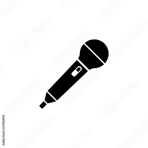 Microphone, audio, mic, sound symbol icon vector illustration