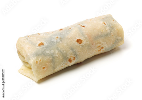 Photos Burrito on a white background