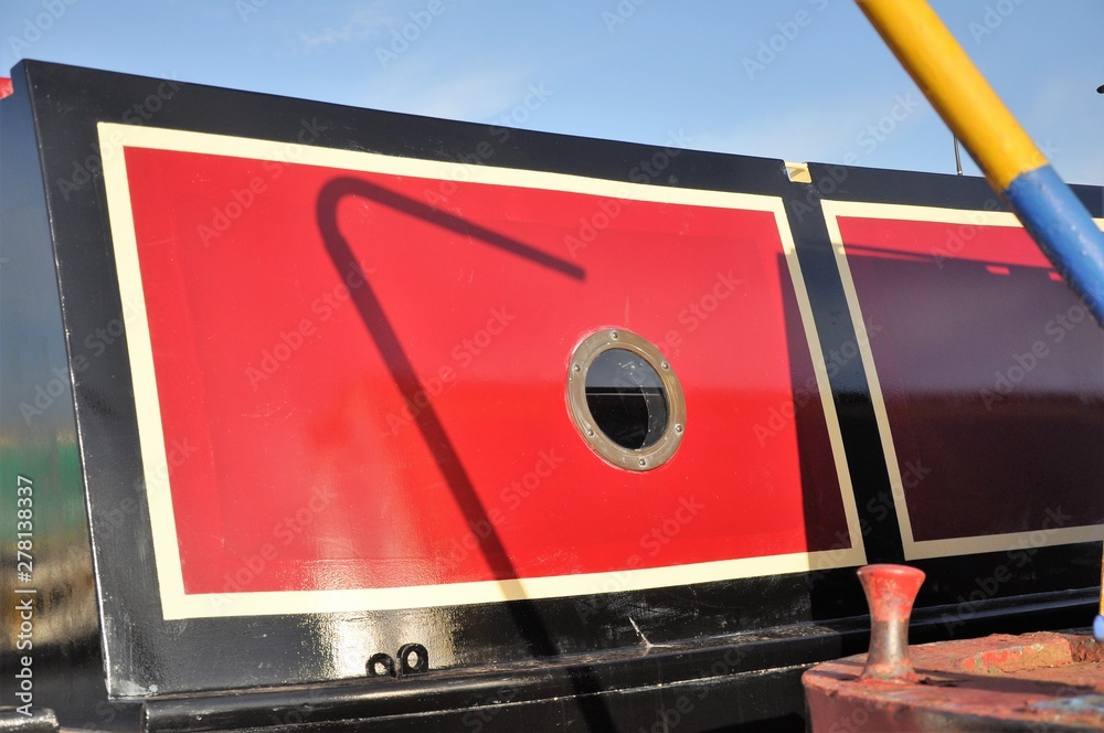 Fototapeta premium Narrowboat Boatyard