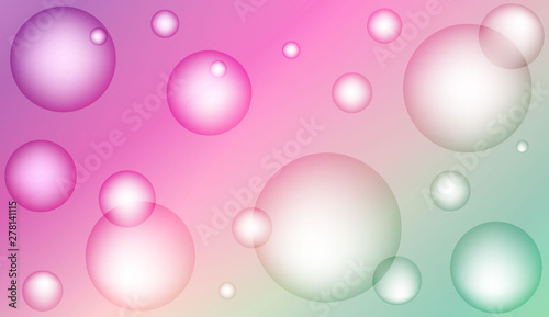 Background with drops, dots. For template cell phone backgrounds. Pastel color Vector illustration.