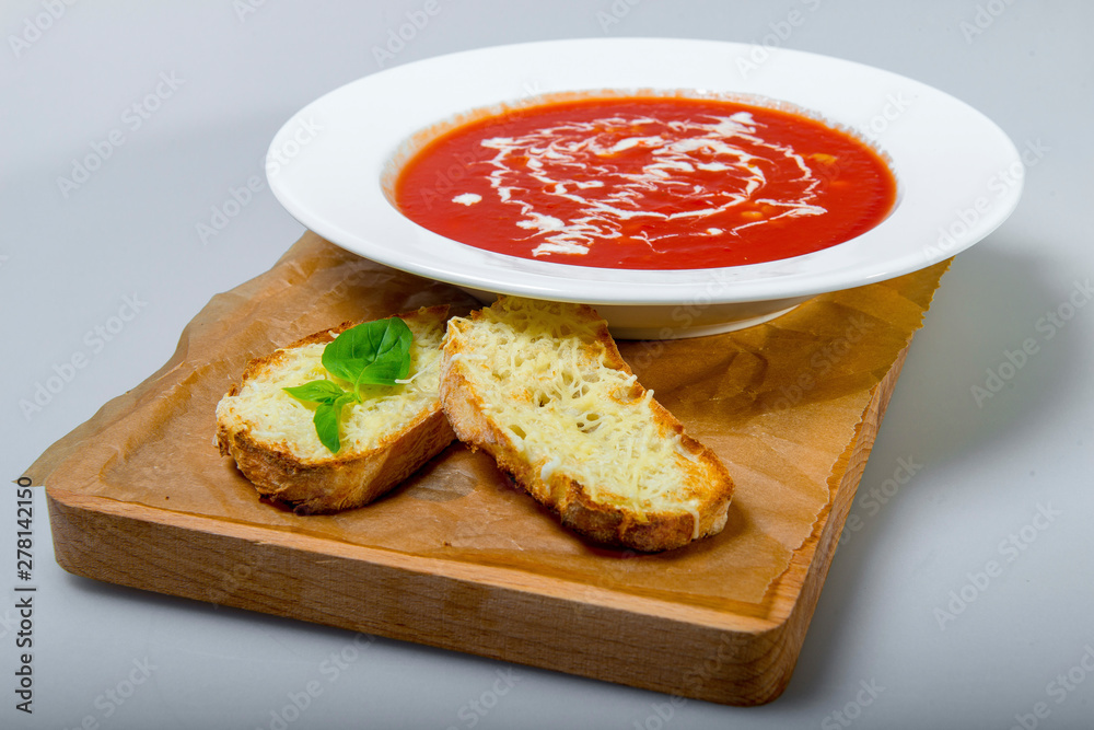 Russian Beet Root Soup Borshch With A Target Made Of Sour Cream Russian Beet Root Soup Borshch With A Target Made Of Sour Cream