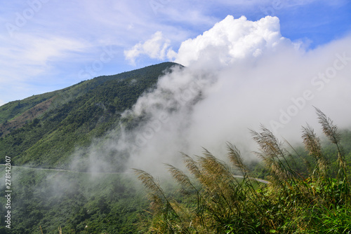 Mountain scenery of Hai Van Pass
