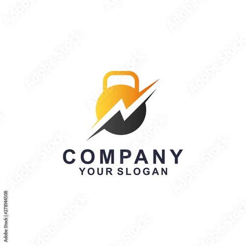 energy logo template design vector illustration icon