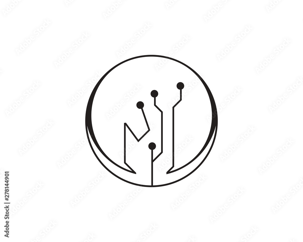 Circuit illustration vector design Circuit illustration vector design