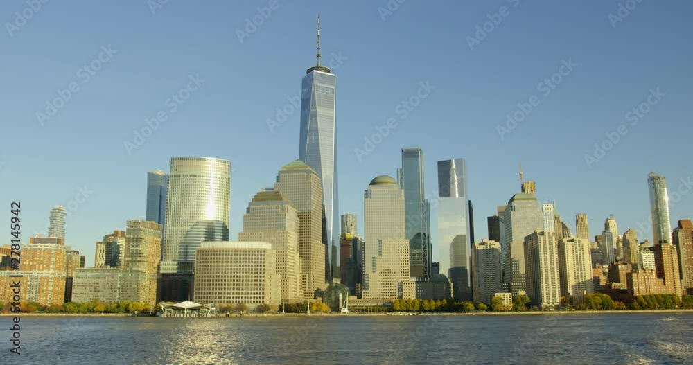 Impressive Skyscrapers And Iconic World Trade Centre In The Financial District Impressive Skyscrapers And Iconic World Trade Centre In The Financial District