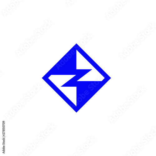 Free Download Square logo with abstract letter Z design inspiration - GFXLoad