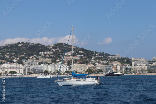 yachts in port of barcelona