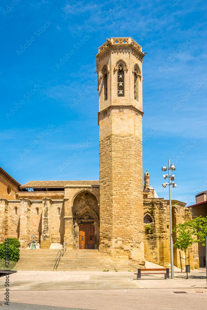 View at the bell tower of San Llorenz church in Lleida - Spain