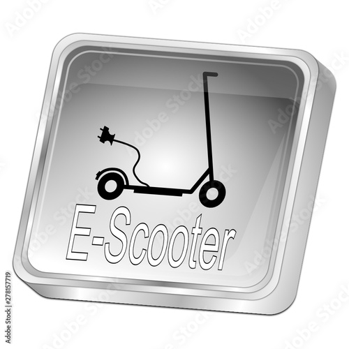 E-Scooter Button - 3D illustration