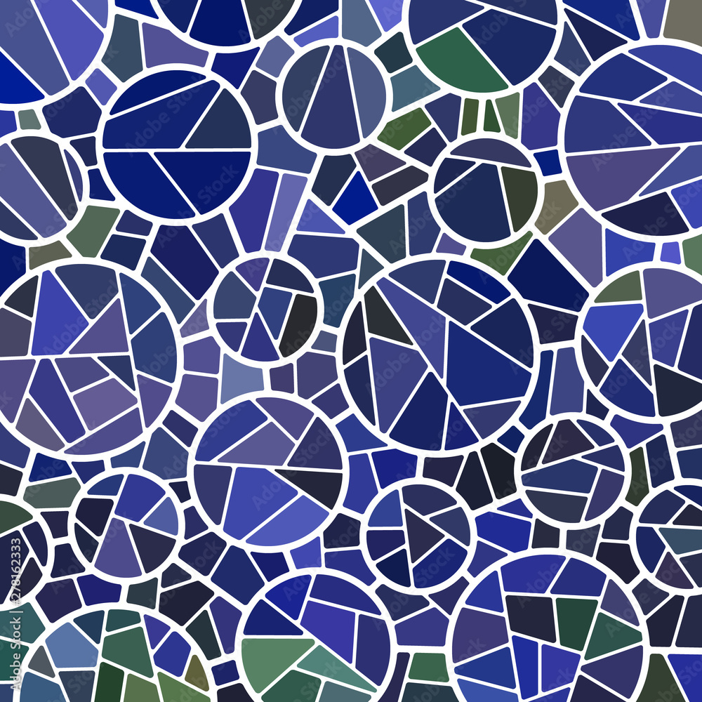 abstract vector stained-glass mosaic background