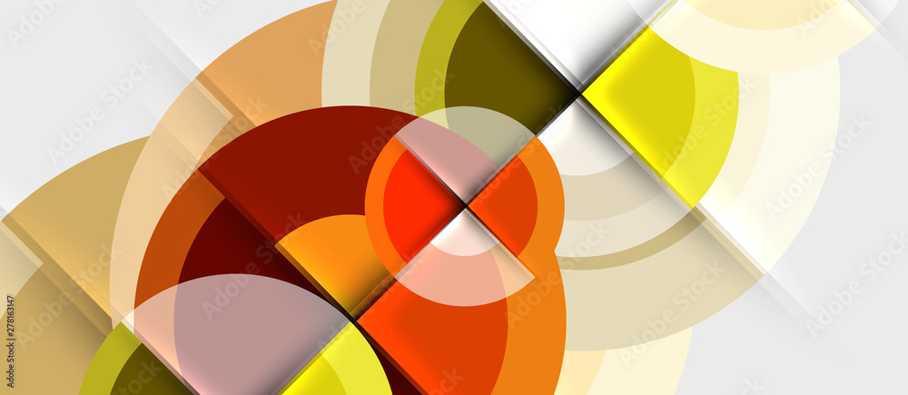 Circular geometrical design template Circular geometrical design template