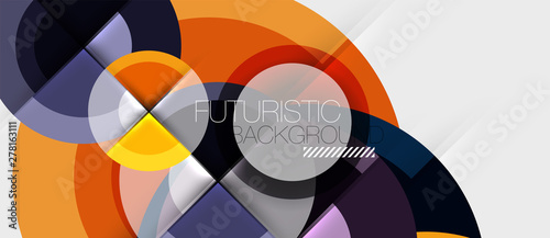 Circular geometrical design template