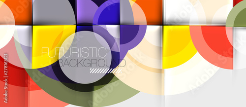 Circular geometrical design template