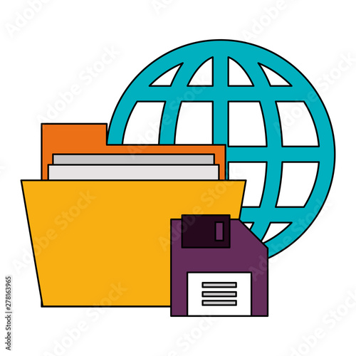 documents files system archives cartoon