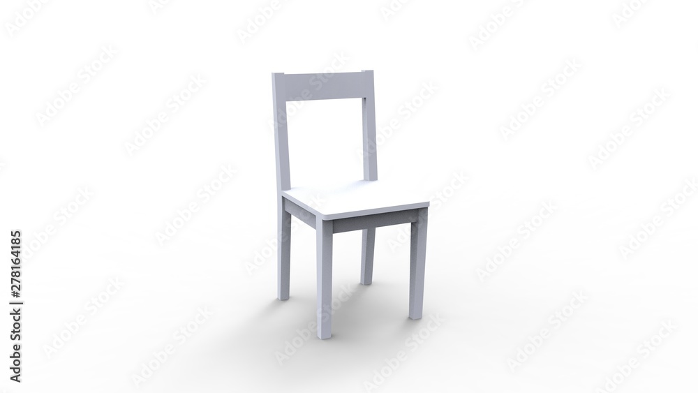 3d rendering of a wooden chair isolated in studio background 3d rendering of a wooden chair isolated in studio background