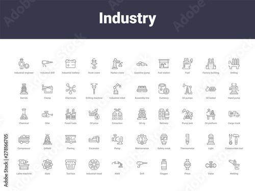 industry outline icons