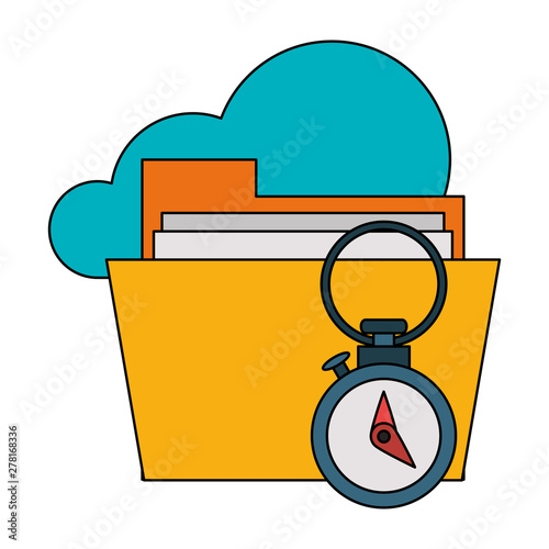documents files system archives cartoon