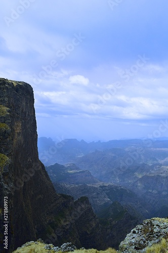 Ethiopia.Mountain Simen National Park. African rift fault. © Андрей Береза