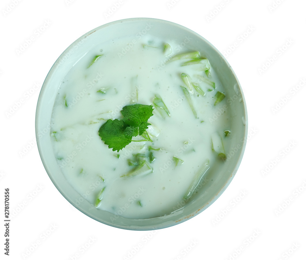 Persian cucumber and yoghurt dip Persian cucumber and yoghurt dip