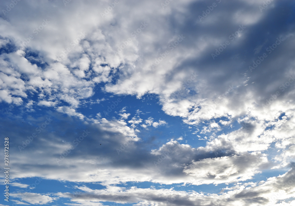 Cumulus cloud on beautiful blue sky , Fluffy clouds formations at tropical zone , Thailand Cumulus cloud on beautiful blue sky , Fluffy clouds formations at tropical zone , Thailand