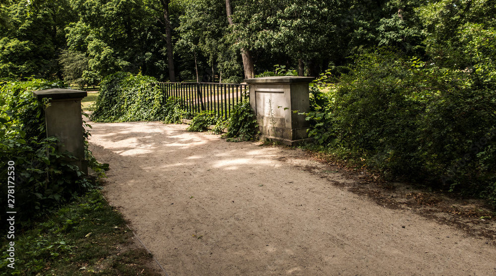 Stone brick rock old bridge in forest park outdoor Stone brick rock old bridge in forest park outdoor