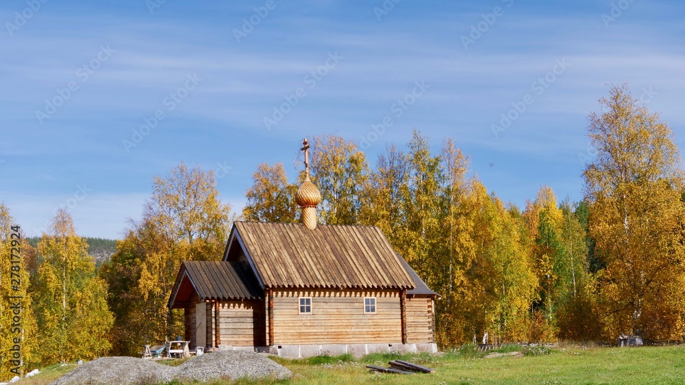 Wooden ortodox church