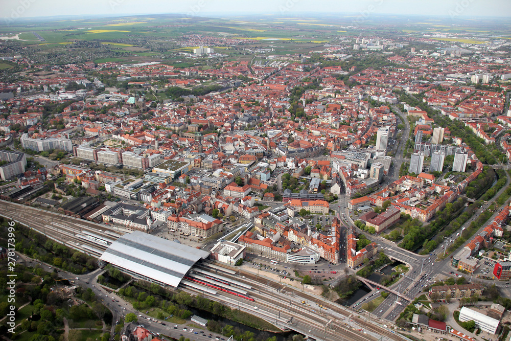 Luftaufnahme Erfurt