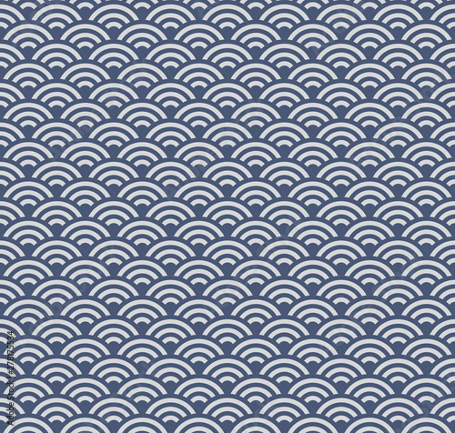 Seamless abstract pattern in japaness traditional style.