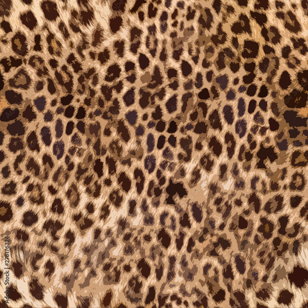 Seamless leopard skin pattern design Seamless leopard skin pattern design