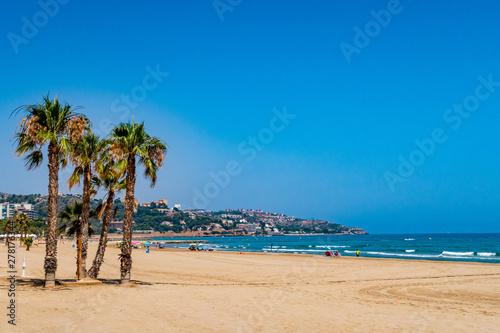 K  ste und Strand in Benicassim Spanien