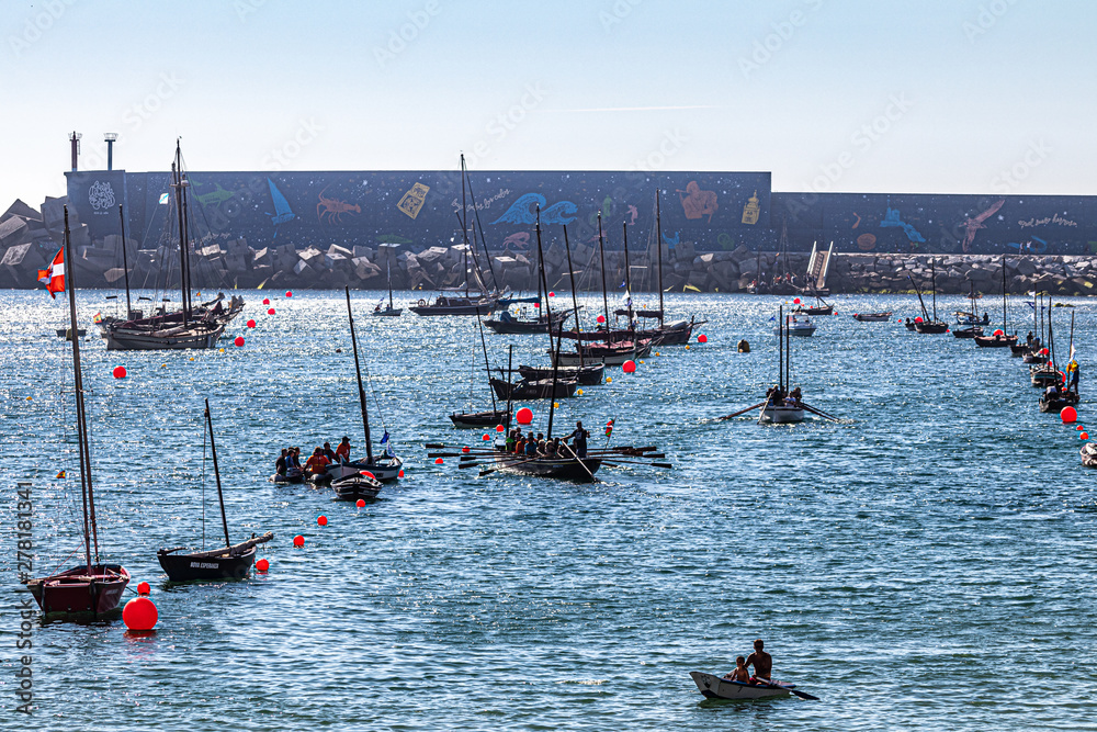 Obraz premium boats in harbor