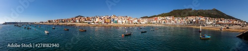 Panorama vie of coastal city