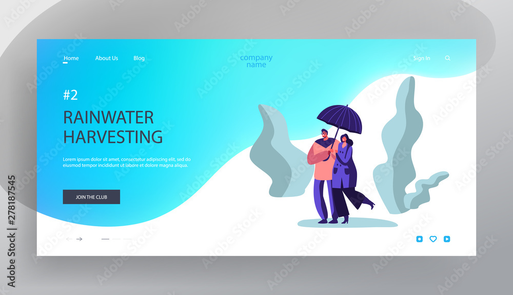Happy Loving Couple Holding Hands Walking in Park in Rainy Weather under Umbrella, Speaking, Relaxing, Enjoying Relations, Love Website Landing Page, Web Page. Cartoon Flat Vector Illustration, Banner Happy Loving Couple Holding Hands Walking in Park in Rainy Weather under Umbrella, Speaking, Relaxing, Enjoying Relations, Love Website Landing Page, Web Page. Cartoon Flat Vector Illustration, Banner