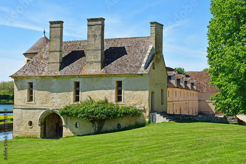 Villarceaux, France - may 15 2019 : historical castle photo