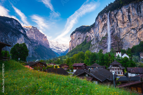 Switzerland beauty. great nature and water falls