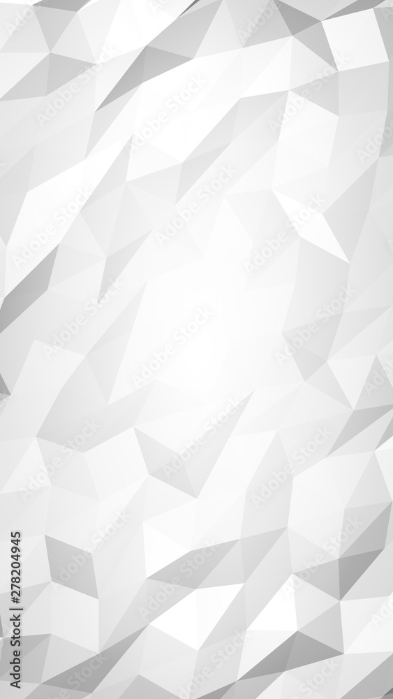 White abstract background. Lowpoly backdrop. Crumpled paper. 3D illustration White abstract background. Lowpoly backdrop. Crumpled paper. 3D illustration