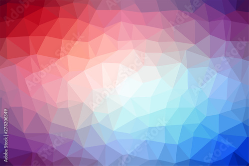 Different colors gradient vector polygonal mosaic texture background. 
