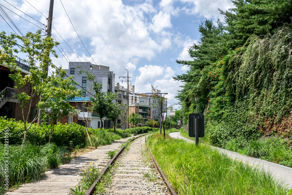 gyeongchun line railroad park gyeongchun line railroad park