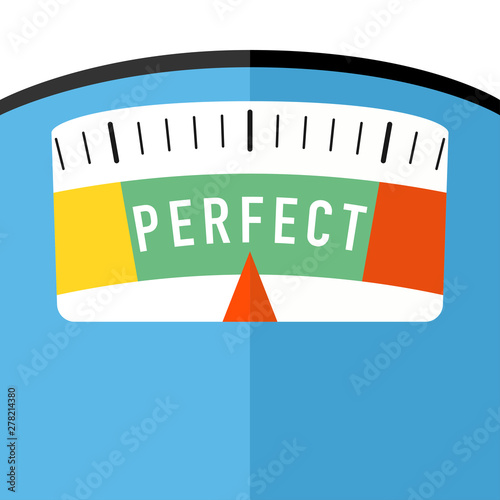 bathroom floor weight scale close look flat