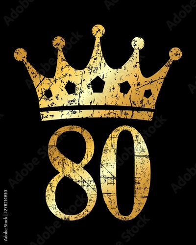 Crown Number 80 (Ancient Gold)