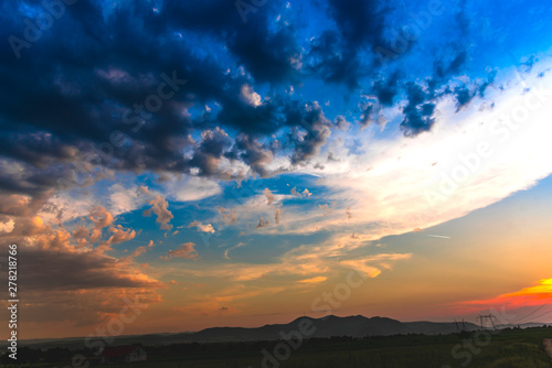 Fantastic clouds at sunset © Ivanica