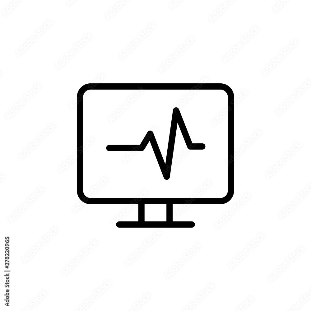Monitor, screen, symbol, icon vector illustration Monitor, screen, symbol, icon vector illustration