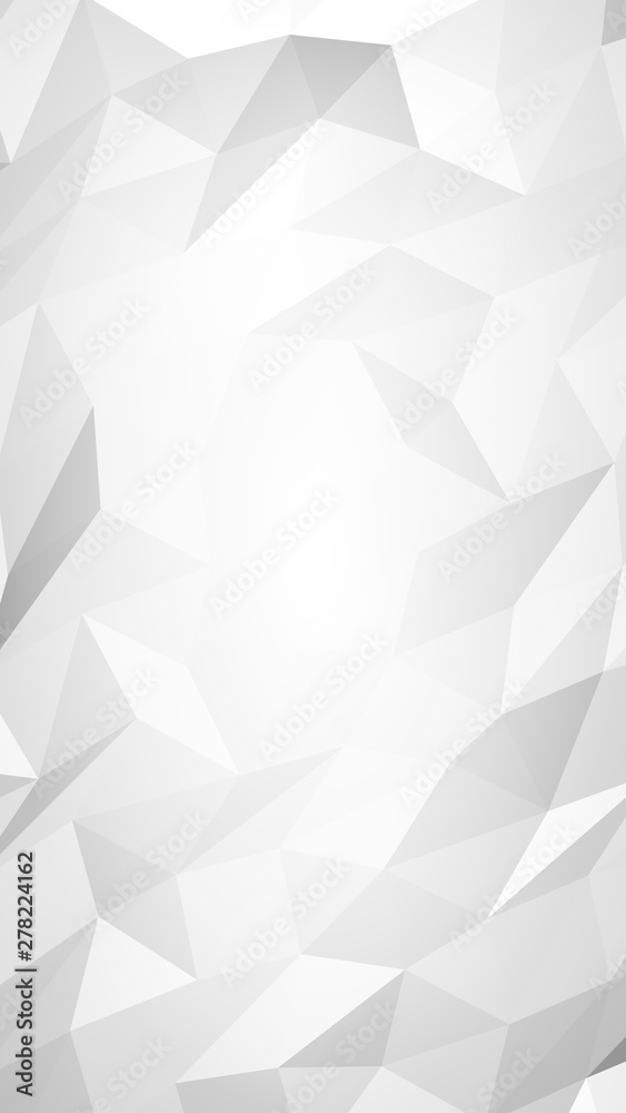 White abstract background. Lowpoly backdrop. Crumpled paper. 3D illustration White abstract background. Lowpoly backdrop. Crumpled paper. 3D illustration