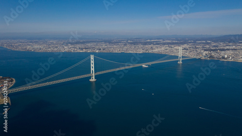 明石海峡大橋 空撮 ドローン DJI