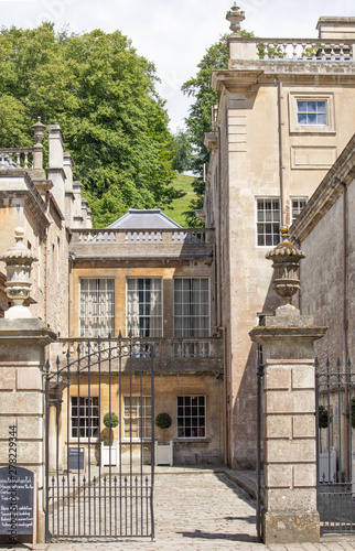 Dyrham park house entrance